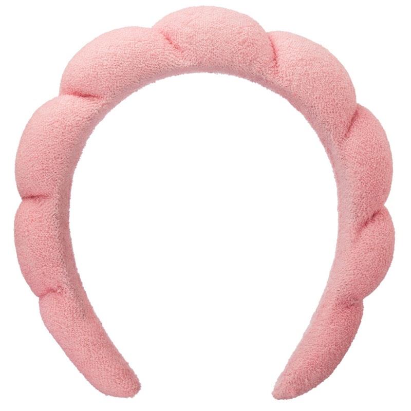 Load image into Gallery viewer, Ellodi Spa Headband &amp; Wristband Set Pink
