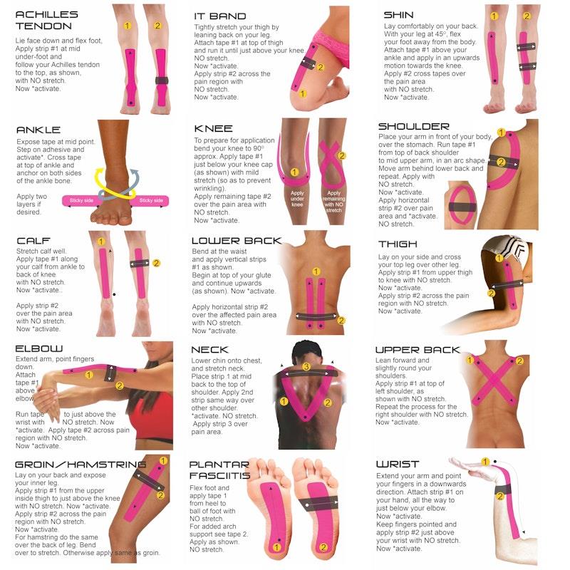 Load image into Gallery viewer, BodyAssist Kaytape Sports-Stretch Tape x 2 Rolls Black
