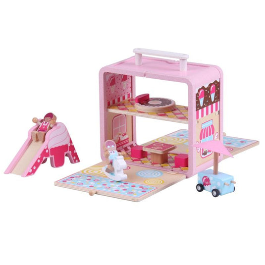 Riababy Wooden Candy House 1Unit