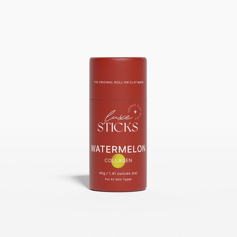Load image into Gallery viewer, LuxeSticks Collagen/Watermelon Clay Stick 40g
