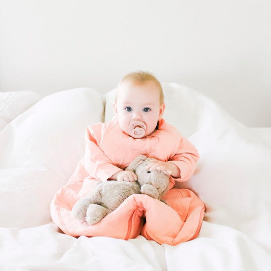 Baby Loves Sleep - 2.5 TOG Winter - Hands In & Out Warm - Peach Pink 6-12M