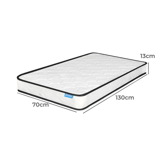 DreamZ Baby Kids Spring Mattress Bed Cot Crib Breathable Firm Foam 13cm Thick 1pc