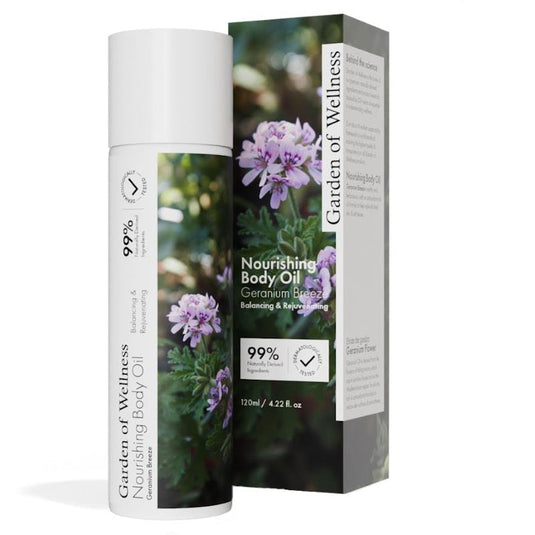 Garden of Wellness Nourishing Body Oil Geranium Breeze 120ml
