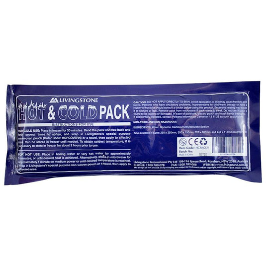 Livingstone Hot and Cold Pack 200g 10 x 25cm