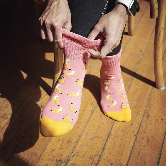 Glucology Copper based Socks 2 Pairs Medium/ Bananas