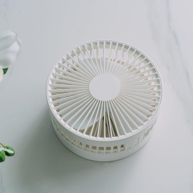 Load image into Gallery viewer, Living Today Folding Telescopic 4.5W Portable Height/Tilt Adjustable Rechargeable Cordless Fan 1Unit
