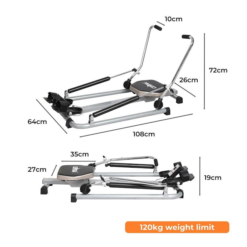Load image into Gallery viewer, Centra Rowing Machine Rower Hydraulic Resistance Exercise Fitness Gym Cardio 1Set

