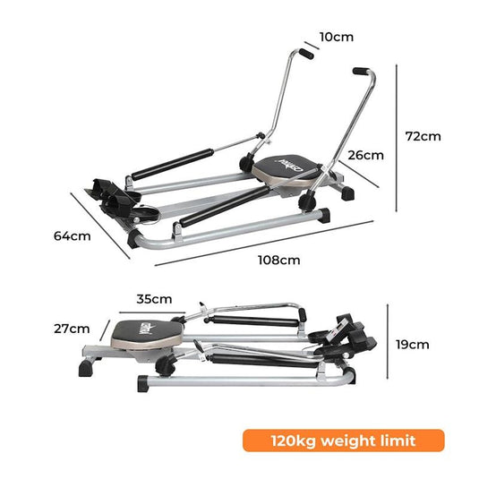 Centra Rowing Machine Rower Hydraulic Resistance Exercise Fitness Gym Cardio 1Set