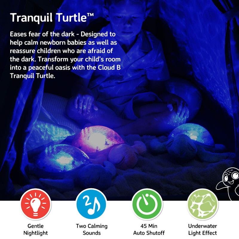 Load image into Gallery viewer, Cloud B Tranquil Turtle Aqua 1pc
