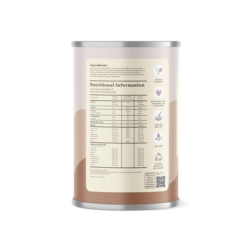 Load image into Gallery viewer, Hemp Foods Australia Organic Hemp Protein Chocolate 420g Twin Pack
