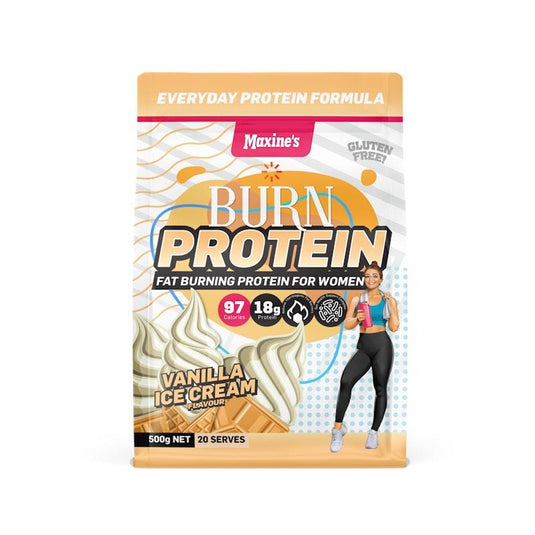 Maxine's Burn Protein Starter 500g - Vanilla Ice Cream Bundle