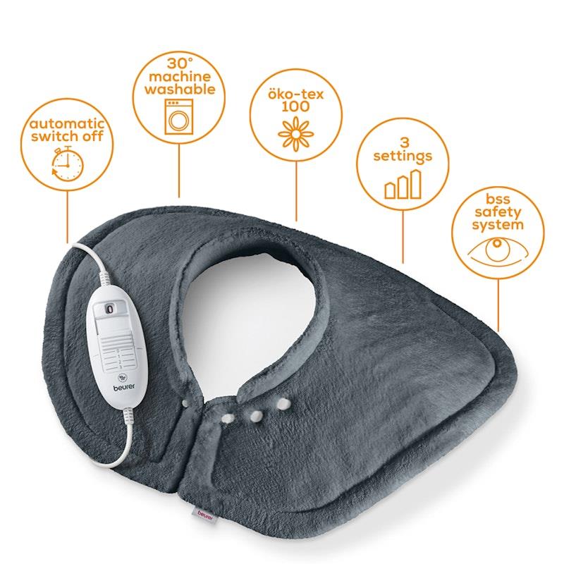 Load image into Gallery viewer, Beurer HK54 Cosy Shoulder &amp; Neck Heat Pad One Size
