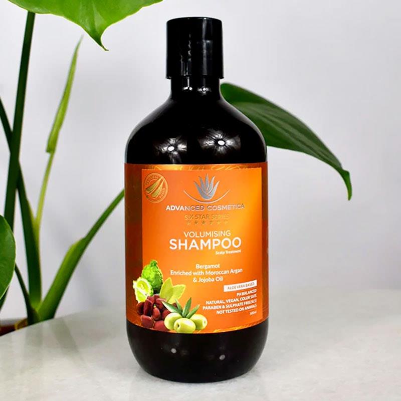 Load image into Gallery viewer, Advanced Cosmetica Six Star Series Volumising Shampoo (500ml) X2 Bundle
