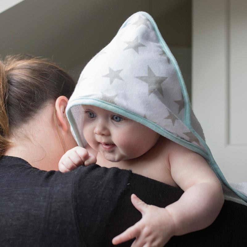 Load image into Gallery viewer, The Little Linen Company Hooded Towel 2pk Starlight Mint
