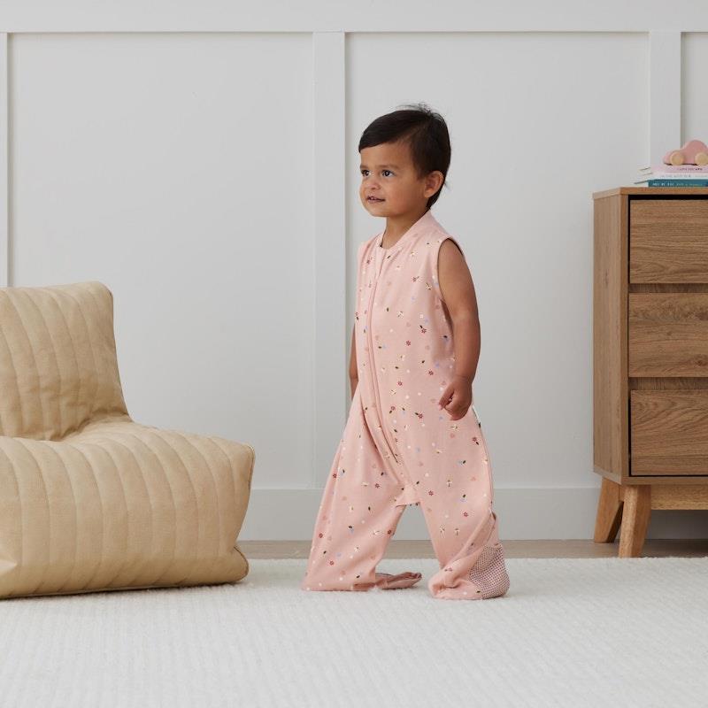 Load image into Gallery viewer, ergoPouch Jersey Sleep Suit Bag 0.2 TOG Daisies 3-12Months
