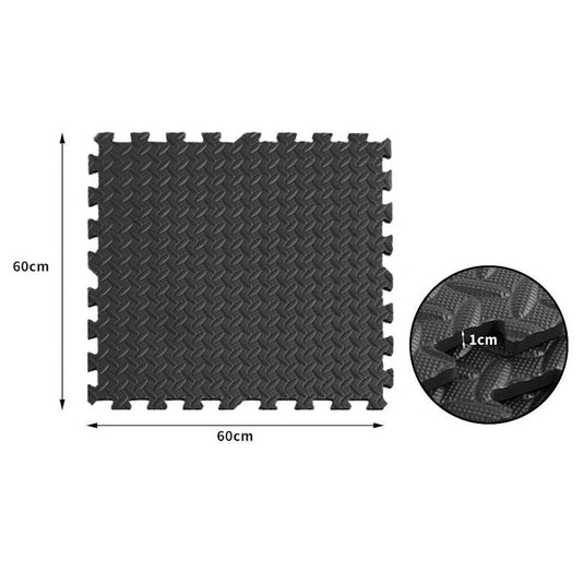 Centra EVA Foam Mat 12Pcs Gym Floor Mats Interlocking Heavy Duty Baby Kids Play One Size