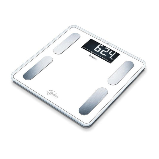 Beurer BF400W Digital Glass Body Fat Scale: Signature Line White 1unit