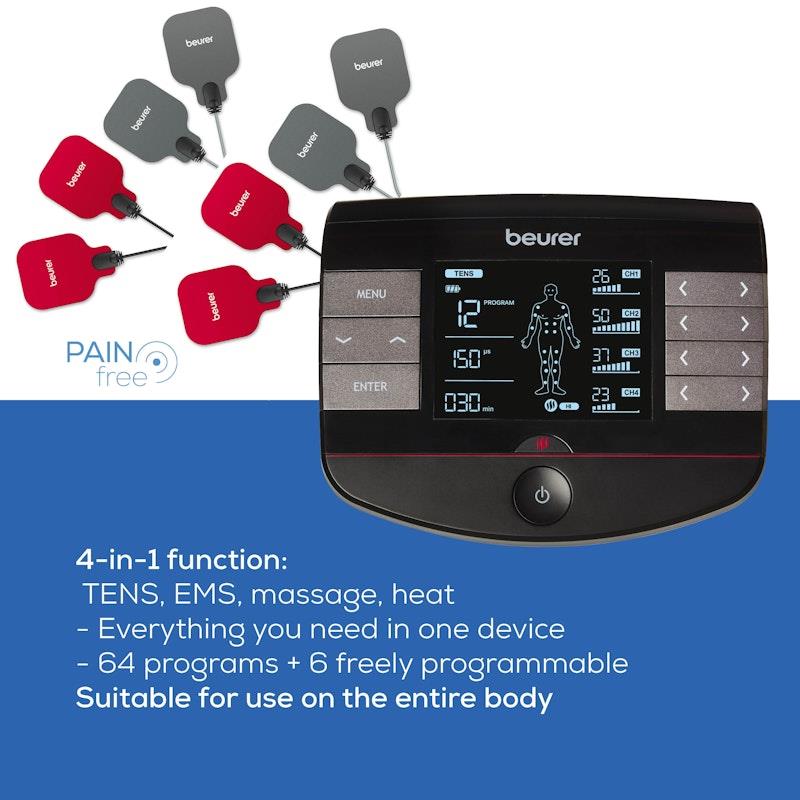 Load image into Gallery viewer, Beurer EM89 Digital TENS/EMS device with Heat Function 1unit

