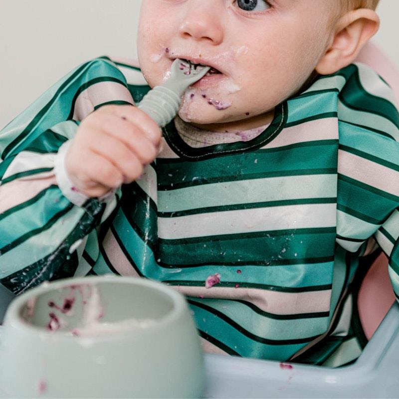 Load image into Gallery viewer, Starting Solids Australia Sticky Spoons Blue Lemonade
