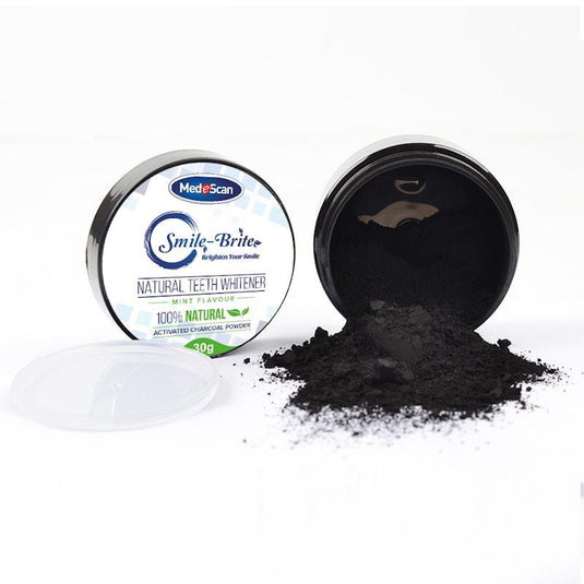 MedeScan Smile-Bright Teeth Whitening System With Bonus Charcoal Powders Bundle