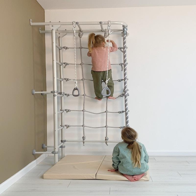 Load image into Gallery viewer, Tinnitots Swedish Corner Wallbars - S4 White Grey
