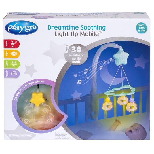 Playgro Dreamtime Soothing Light Up Mobile