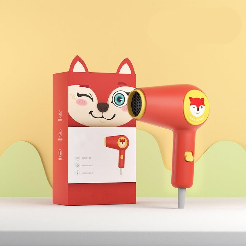Load image into Gallery viewer, Seven Bubbles Low Heat Speed Hair Dryer Baby Infant Kid Grooming Blow Hairdryer Blower Red
