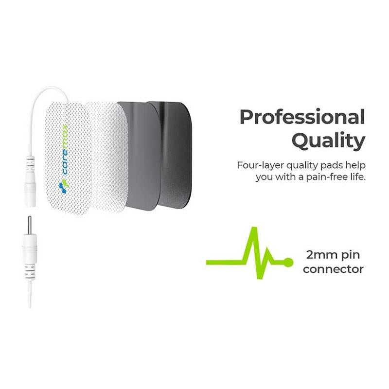Load image into Gallery viewer, Caremax Premium Cloth Long Life Electrode Pads (Pin Type) - 5cm x 5cm 5Pack

