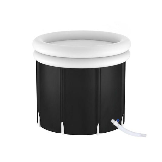 Weisshorn Foldable Bathtub Portable Ice Bath Tub Inflatable Spa Massage 70X80cm