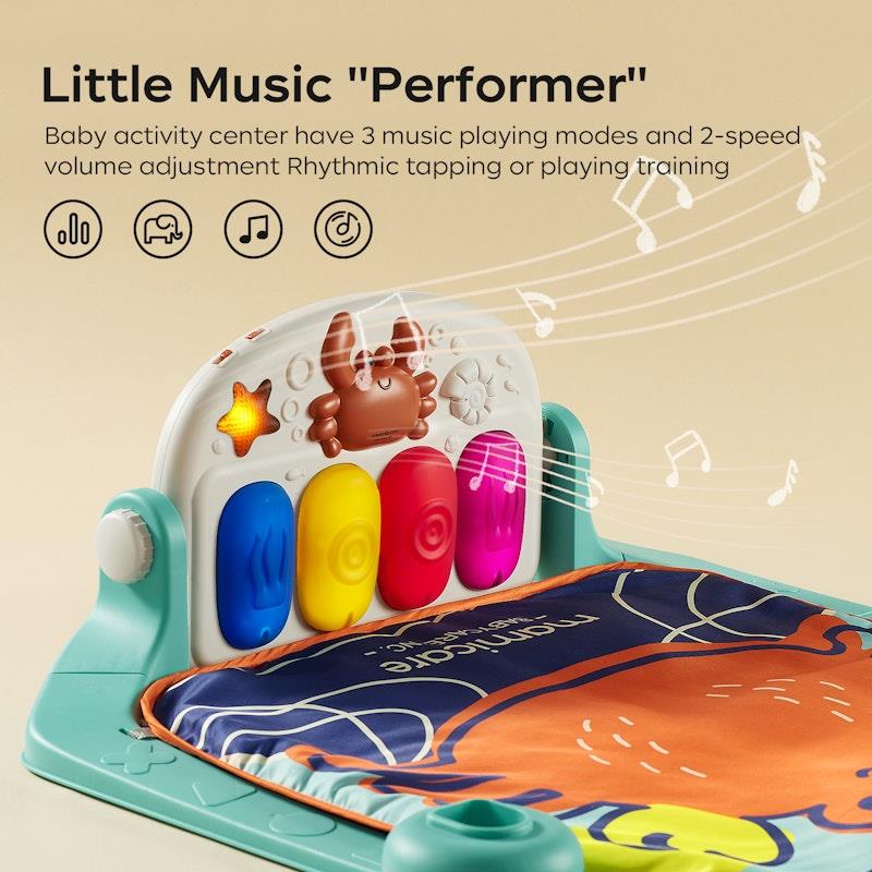 Load image into Gallery viewer, Bc Babycare Play Gym Crab Theme
