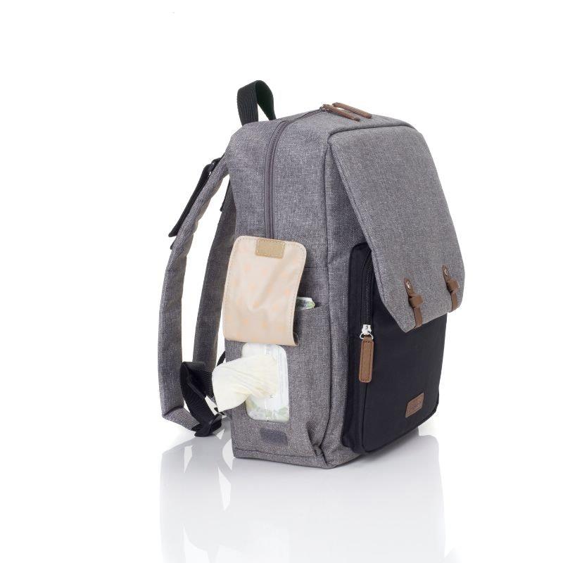 Load image into Gallery viewer, Babymel George Backpack Grey/Black

