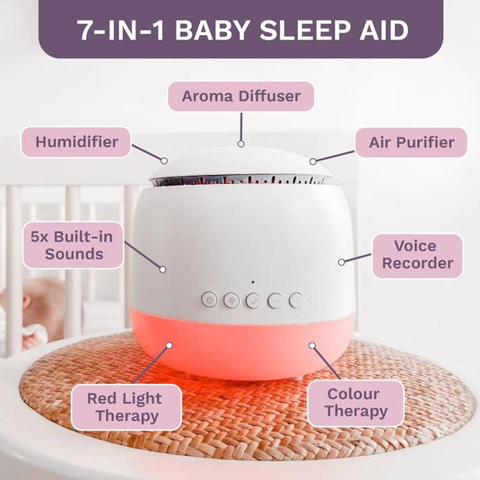 Lively Living Aroma-Snooze 7 in 1 Sleep Aid Humidifier White