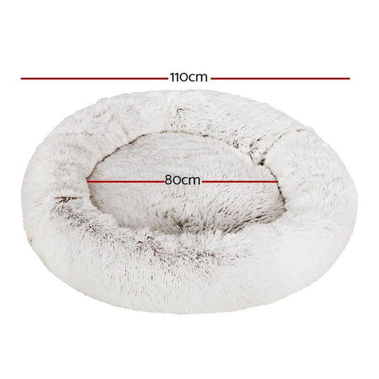 i.Pet Dog Bed Pet Cat Beds Calming Sleeping Comfy Washable 110cm Extra Large