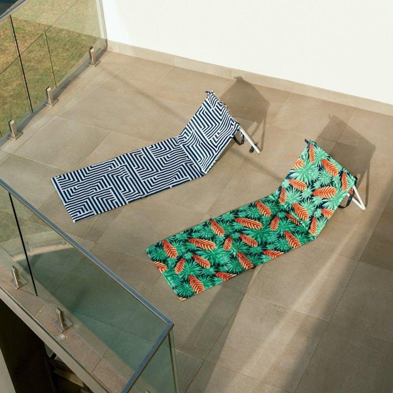 Load image into Gallery viewer, Lazy Dayz Fold Up Beach Lounger - Mossman 1pc
