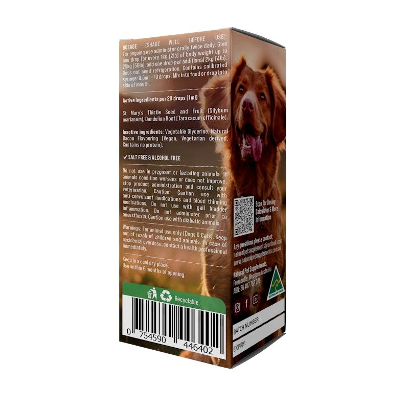 Load image into Gallery viewer, Natural Pet Supplements Liver Support Herbal Tincture for Dogs and Cats 100ml
