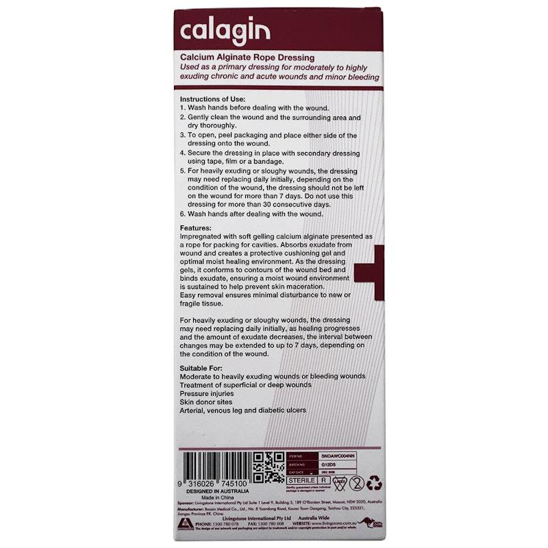 Load image into Gallery viewer, Calagin Calcium Alginate Rope Dressing 30cm Sterile 5 Pieces/Box
