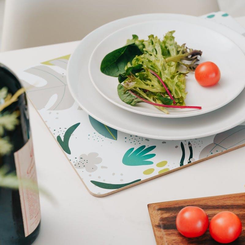 Load image into Gallery viewer, Clevinger MDF Placemats and Coasters Monstera 8 Pieces
