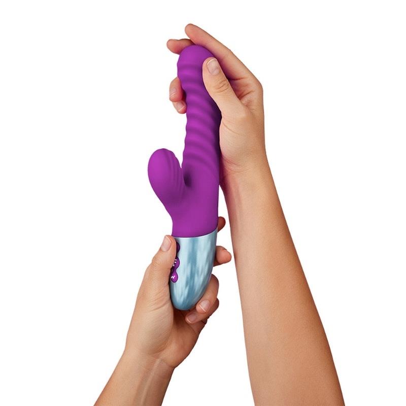 Load image into Gallery viewer, Femme Funn Delola Vibrator Purple 1Piece
