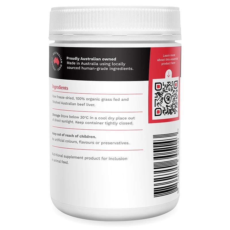 Load image into Gallery viewer, CanineCeuticals Organic Beef Liver 150g
