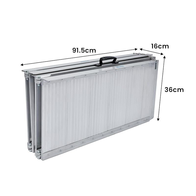 Load image into Gallery viewer, Kartrite Aluminium Portable Wheelchair Ramp R02 6 Feet
