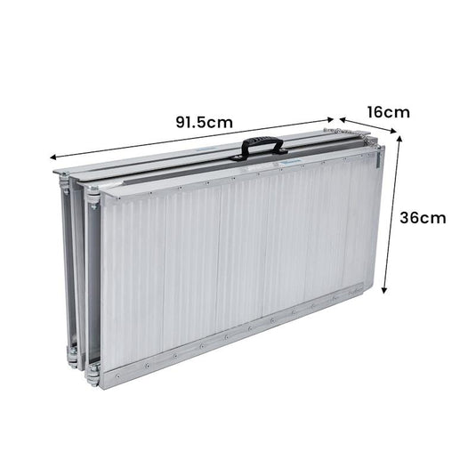 Kartrite Aluminium Portable Wheelchair Ramp R02 6 Feet