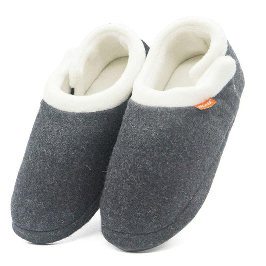 Archline Slippers Closed Back Arch Support Comfort Grey Marl Size 47