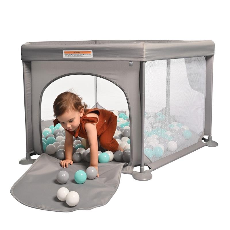 Load image into Gallery viewer, Childcare Deluxe Play Pen Grey
