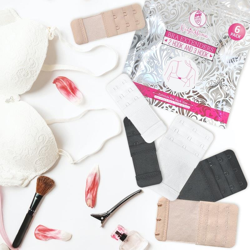 Load image into Gallery viewer, Ninja Mama Bra Extenders - Pack of 6 Black White and Nude

