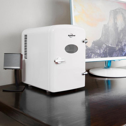 Koolatron Portable Mini Fridge White 4 Litre
