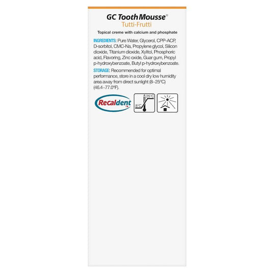 GC Tooth Mousse Tutti Frutti 40g