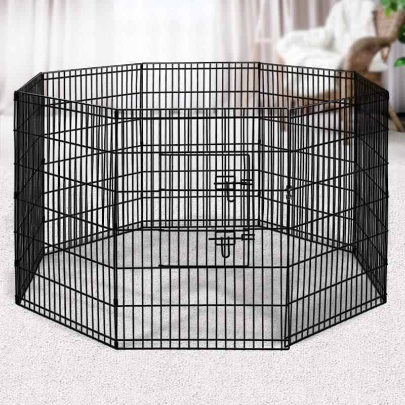 Load image into Gallery viewer, i.Pet Dog Playpen Pet Fence Exercise Cage Enclosure Play Pen 36inch 8 Panel
