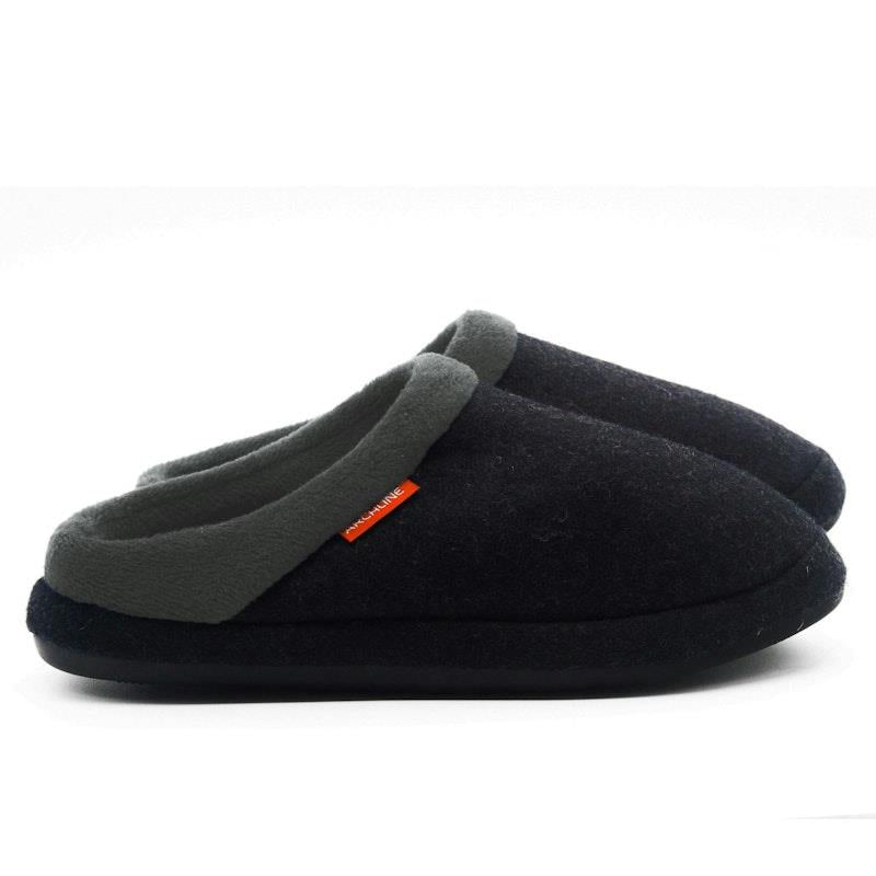 Load image into Gallery viewer, Archline Slippers Slip-On Arch Support Comfort Charcoal Marl Size 39
