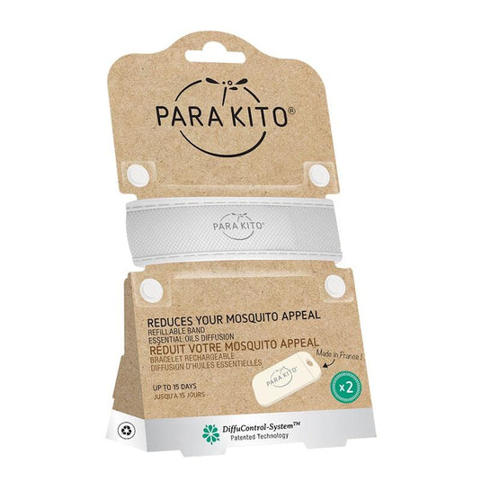 Para'Kito Adult Wristbands - Solid Colour Solid White