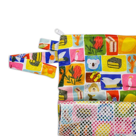 tyoub x Suki McMaster Big Wet Bag – Aussie Icons One Size